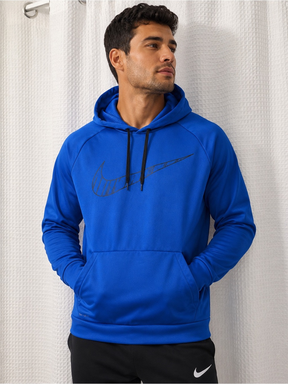 Nike Men’s Blue Dri Fit Hoodie Size Medium
